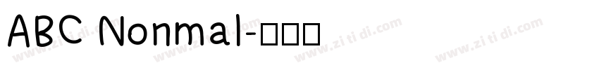 ABC Nonmal字体转换